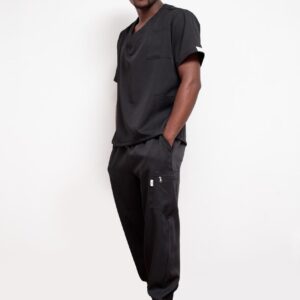 Classic Scrub Top- Black