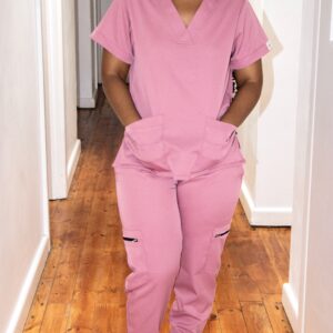Classic Scrub Jogger- Dusty Pink
