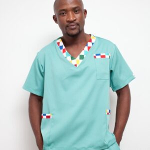 Checked Colour Blocks pants 
(Matching top available)